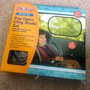 Nuby Pop Open Cling Shade Set- Pack of 2
